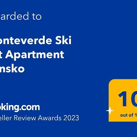 Monteverde Ski Lift Apartment بانسكو المظهر الخارجي الصورة